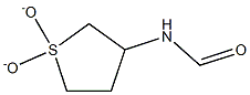 N-(1,1-dioxidotetrahydrothiophen-3-yl)formamide 化学構造式