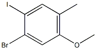 1-Bromo-2-iodo-5-methoxy-4-methyl-benzene Structure