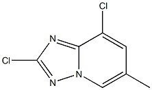 2,8-Dichloro-6-methyl-[1,2,4]triazolo[1,5-a]pyridine Struktur