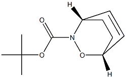 (1R,4S)-tert-butyl 2-oxa-3-azabicyclo[2.2.2]oct-5-ene-3-carboxylate Structure