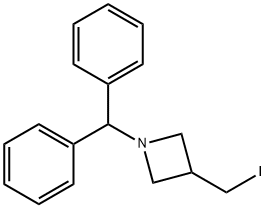 1-BENZHYDRYL-3-(IODOMETHYL)AZETIDINE Structure