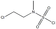 N-(2-chloroethyl)-N-methylsulfamoyl chloride Struktur