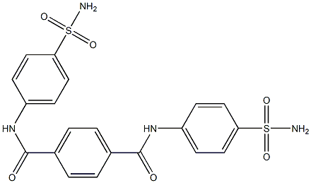 N,N'-bis[4-(aminosulfonyl)phenyl]terephthalamide Structure