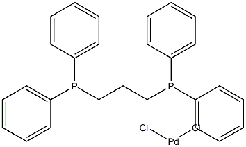 [1,3-Bis(diphenylphosphino)propane]dichloropalladium(II) Structure