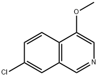 7-氯-4-甲氧基异喹啉 结构式