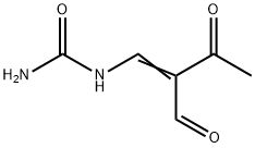 (E)-1-(2-formyl-3-oxobut-1-en-1-yl)urea Structure