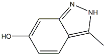 3-Methyl-2H-indazol-6-ol,,结构式