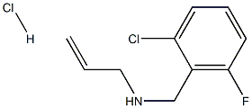 [(2-chloro-6-fluorophenyl)methyl](prop-2-en-1-yl)amine hydrochloride,,结构式