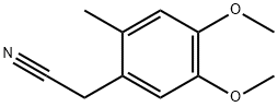 2-(4,5-dimethoxy-2-methylphenyl)acetonitrile Structure