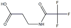 3-(trifluoroacetamido)propanoic acid Struktur