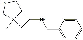 N-BENZYL-1-METHYL-3-AZABICYCLO[3.2.0]HEPTAN-6-AMINE 结构式