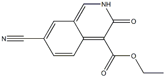 ETHYL 7-CYANO-3-OXO-2,3-DIHYDROISOQUINOLINE-4-CARBOXYLATE