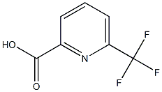 6-(Trifluoromethyl)pyridine-2-carboxylic acid Struktur