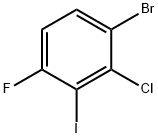 3-溴-2-氯-6-氟碘苯 结构式