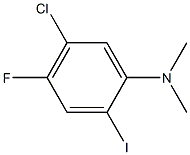 (5-Chloro-4-fluoro-2-iodo-phenyl)-dimethyl-amine 结构式