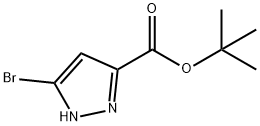 tert-Butyl 5-bromo-1H-pyrazole-3-carboxylate Struktur