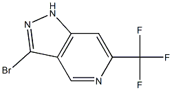 3-Bromo-6-(trifluoromethyl)-1H-pyrazolo[4,3-c]pyridine,2089377-36-4,结构式