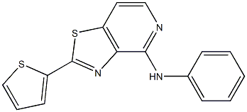 N-phenyl-2-(thiophen-2-yl)thiazolo[4,5-c]pyridin-4-amine