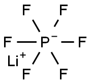 Lithium hexafluorophosphate solution in ethylene carbonate and diethyl carbonate, 2.0 M LiPF6 EC/DEC=50/50(v/v), battery grade Struktur