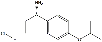(1S)-1-[4-(PROPAN-2-YLOXY)PHENYL]PROPAN-1-AMINE HYDROCHLORIDE Structure