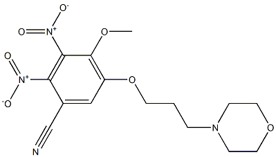 4-methoxy-5-(3-morpholinopropoxy)-2,3-dinitrobenzonitrile|吉非替尼杂质21