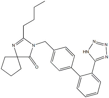 2 Butyl 3 P O 1h Tetrazol 5 Ylphenyl Benzyl 1 3 Diazaspiro 4 4 Non 1 En 4 One