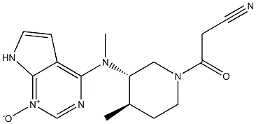 N-((3S,4R)-1-(2-cyanoacetyl)-4-methylpiperidin-3-yl)-N-methyl-7H-pyrrolo[2,3-d]pyrimidin-4-amine oxide