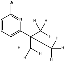 2-Bromo-6-(tert-butyl-d9)-pyridine Structure