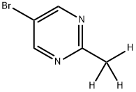 5-Bromo-2-(methyl-d3)-pyrimidine Struktur