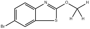 6-Bromo-2-(methoxy-d3)-benzothiazole Structure