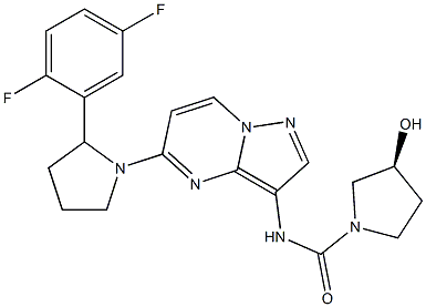  (3S)-N-(5-(2-(2,5-二氟苯基)吡咯烷-1-基)吡唑并[1,5-A]嘧啶-3-基)-3-羟基吡咯烷-1-甲酰胺