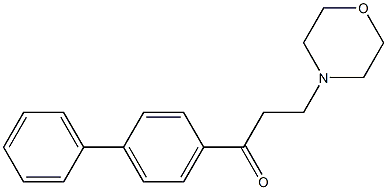 1-([1,1-biphenyl]-4-yl)-3-morpholinopropan-1-one Structure