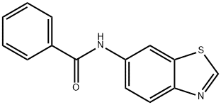 N-(苯并[D]噻唑-6-基)苯甲酰胺, 135249-30-8, 结构式