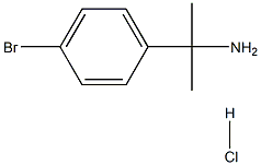 2-(4-BROMOPHENYL)PROPAN-2-AMINE HCL 化学構造式