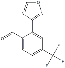 4-(Trifluoromethyl)-2-(1,2,4-oxadiazol-3-yl)benzaldehyde Structure