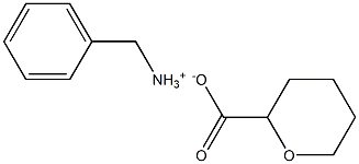 PHENYLMETHANAMINIUM TETRAHYDRO-2H-PYRAN-2-CARBOXYLATE Structure
