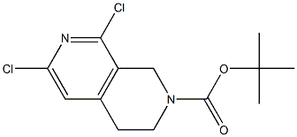 TERT-BUTYL 6,8-DICHLORO-3,4-DIHYDRO-2,7-NAPHTHYRIDINE-2(1H)-CARBOXYLATE Structure