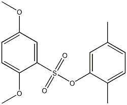 2,5-dimethylphenyl 2,5-dimethoxybenzenesulfonate Struktur