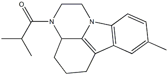 2-methyl-1-(8-methyl-3a,4,5,6-tetrahydro-1H-pyrazino[3,2,1-jk]carbazol-3(2H)-yl)propan-1-one