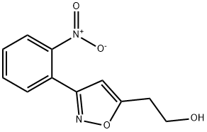 2-[3-(2-Nitro-phenyl)-isoxazol-5-yl]-ethanol Structure