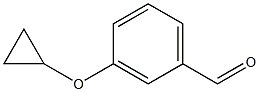 3-cyclopropoxybenzaldehyde 结构式