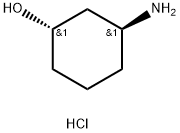 (1S,3S)-3-氨基环己醇盐酸盐 结构式