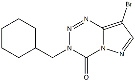  8-bromo-3-(cyclohexylmethyl)pyrazolo[5,1-d][1,2,3,5]tetrazin-4(3H)-one