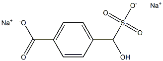 sodium (4-carboxyphenyl)(hydroxy)methanesulfonate Structure