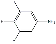 3,4-difluoro-5-methylbenzenamine,,结构式