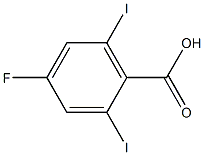 4-Fluoro-2,6-diiodobenzoic acid,,结构式