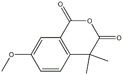4,4-DIMETHYL-7-METHOXYISOCHROMAN-1,3-DIONE Structure