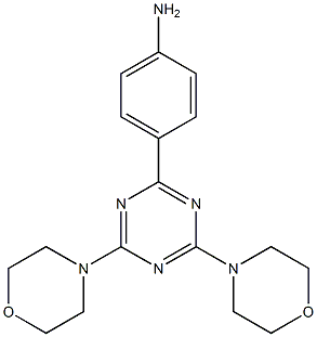 4-(4,6-Dimorpholin-4-yl-1,3,5-triazin- 2-yl)aniline