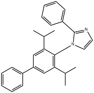 1-(3,5-二异丙基-4-联苯基)-2-苯基-1H-咪唑, 1272455-54-5, 结构式