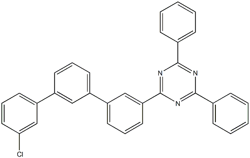 2-(3''-chloro-[1,1':3',1''-terphenyl]-3-yl)-4,6-diphenyl-1,3,5-triazine